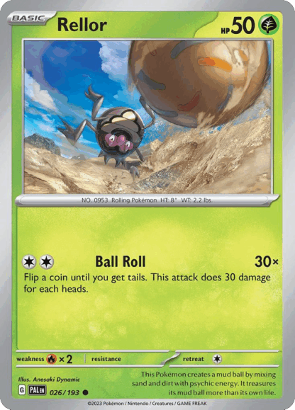 Rellor Reverse - Paldea Evolved
