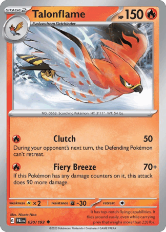 Talonflame Reverse - Paldea Evolved