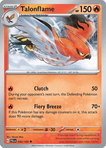 Talonflame Reverse - Paldea Evolved