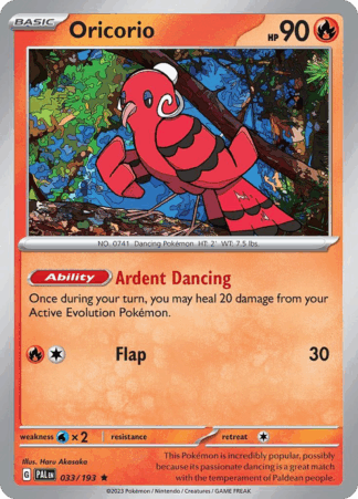 Oricorio - Paldea Evolved