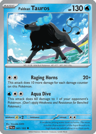 Paldean Tauros Reverse - Paldea Evolved