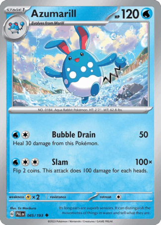 Azumarill Reverse - Paldea Evolved