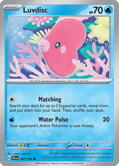 Luvdisc Reverse - Paldea Evolved