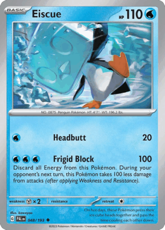 Eiscue Reverse - Paldea Evolved