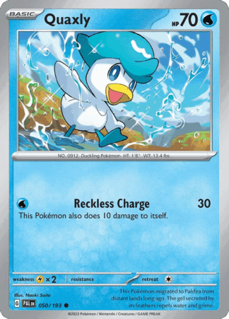 Quaxly Reverse - Paldea Evolved