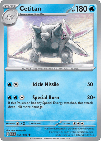 Cetitan Reverse - Paldea Evolved