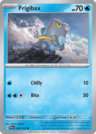 Frigibax Reverse - Paldea Evolved