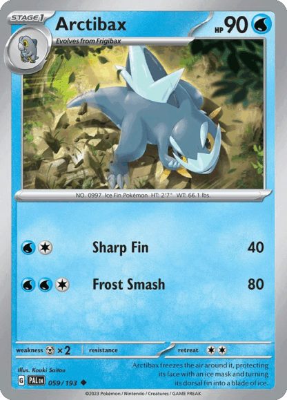Arctibax Reverse - Paldea Evolved