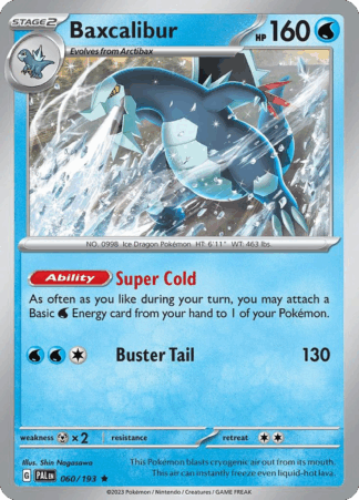 Baxcalibur Reverse - Paldea Evolved