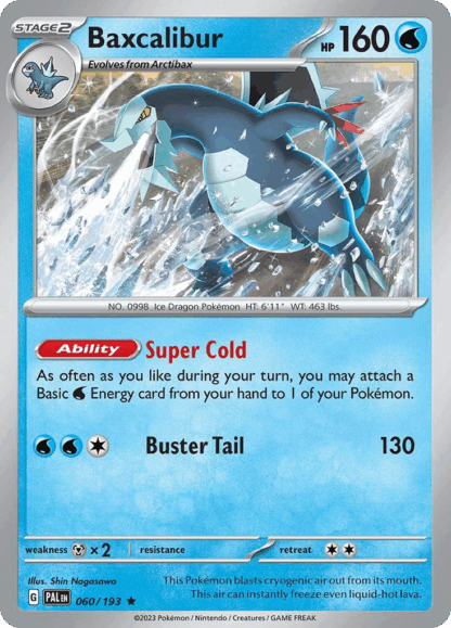 Baxcalibur Reverse - Paldea Evolved