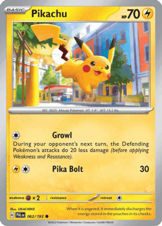 Pikachu Reverse - Paldea Evolved