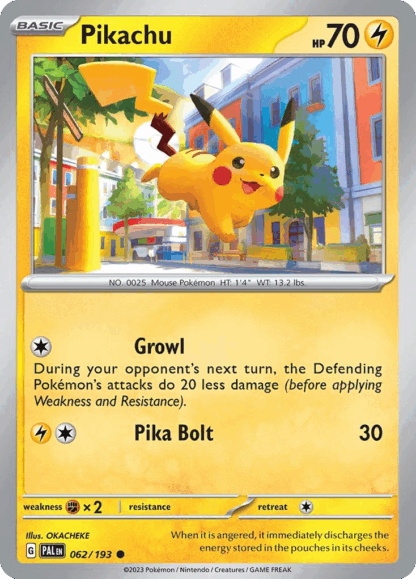 Pikachu Reverse - Paldea Evolved