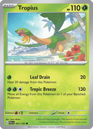 Tropius Reverse - Paldea Evolved