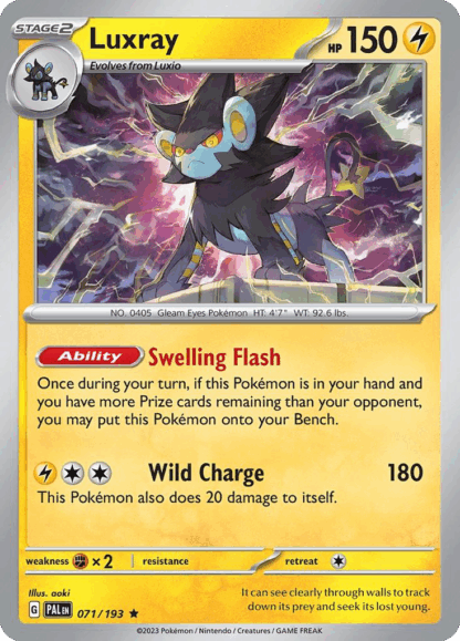 Luxray Reverse - Paldea Evolved