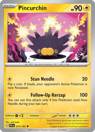 Pincurchin Reverse - Paldea Evolved