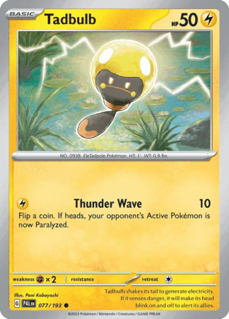 Tadbulb Reverse - Paldea Evolved