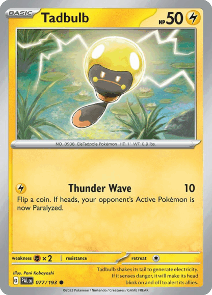 Tadbulb Reverse - Paldea Evolved