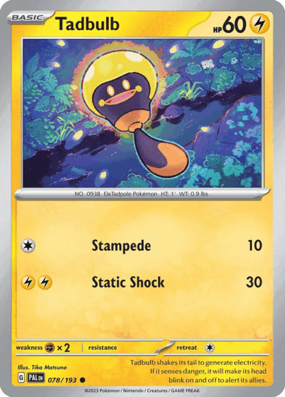 Tadbulb Reverse - Paldea Evolved