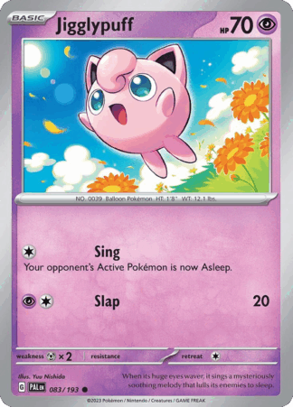Jigglypuff Reverse - Paldea Evolved