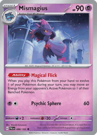 Mismagius Reverse - Paldea Evolved