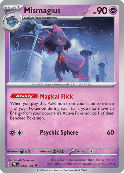 Mismagius Reverse - Paldea Evolved