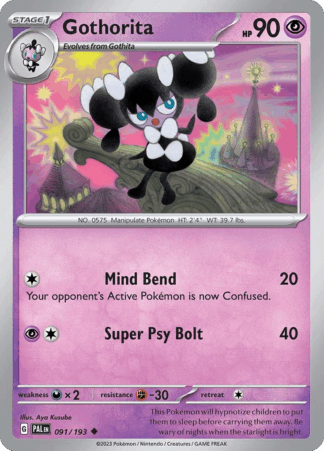 Gothorita Reverse - Paldea Evolved