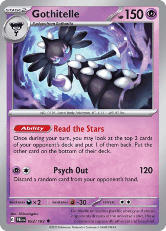 Gothitelle Reverse - Paldea Evolved