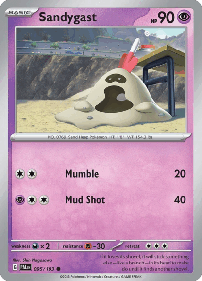 Sandygast Reverse - Paldea Evolved