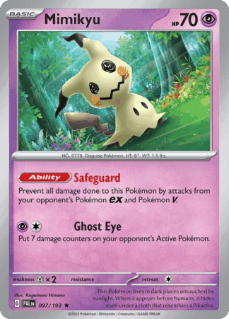 Mimikyu Reverse - Paldea Evolved