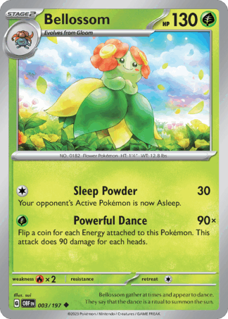 Bellossom Reverse - Obsidian Flames