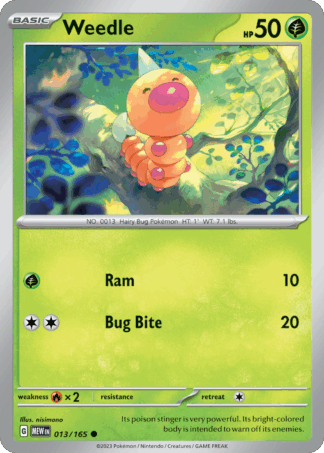 Weedle Reverse - 151