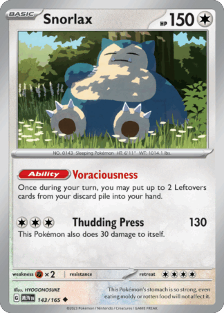Snorlax Reverse - 151