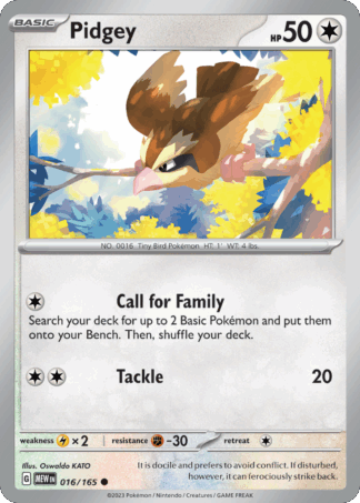 Pidgey Reverse - 151