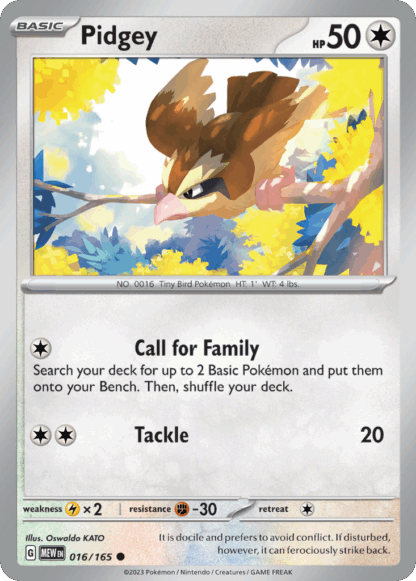 Pidgey Reverse - 151