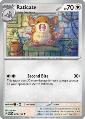 Raticate Reverse - 151