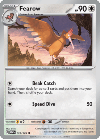 Fearow Reverse - 151
