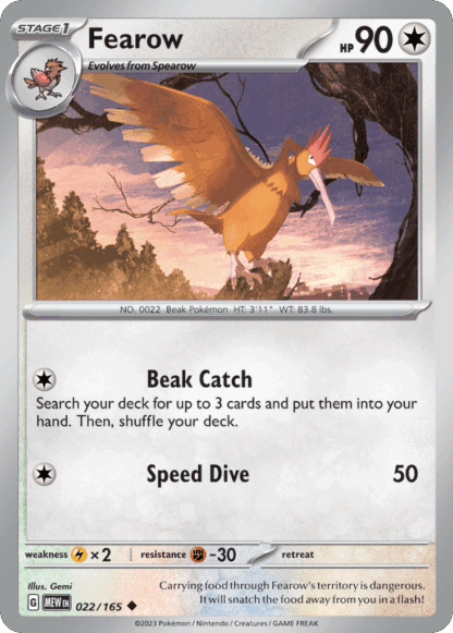 Fearow Reverse - 151