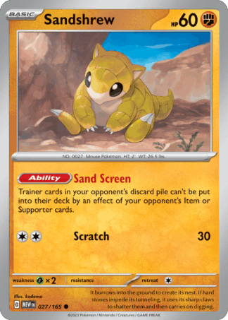 Sandshrew Reverse - 151