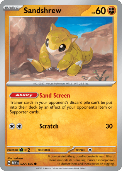 Sandshrew Reverse - 151
