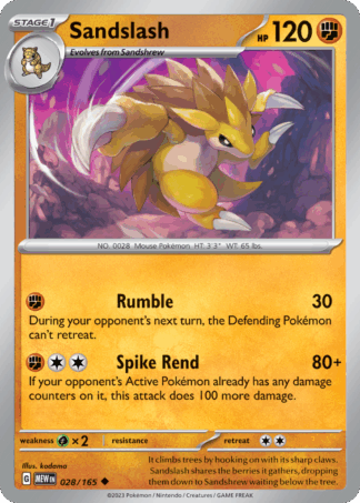 Sandslash Reverse - 151