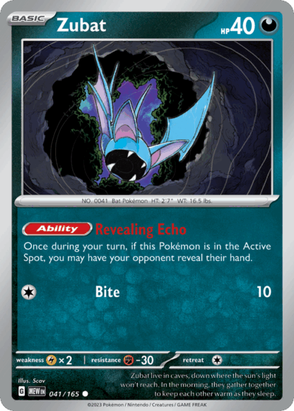 Zubat Reverse - 151