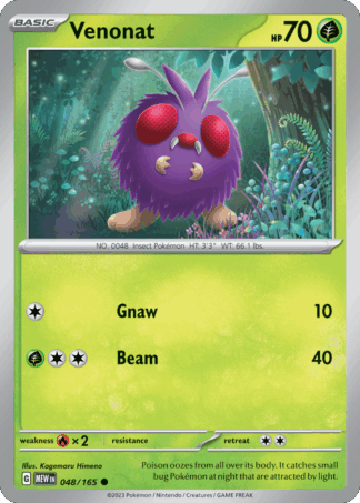 Venonat Reverse - 151
