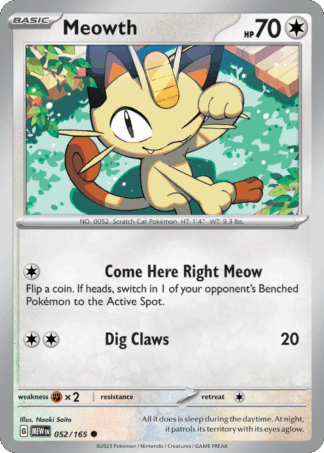 Meowth Reverse - 151