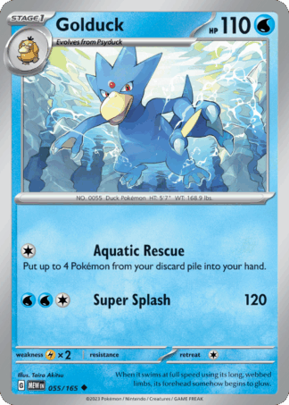 Golduck Reverse - 151