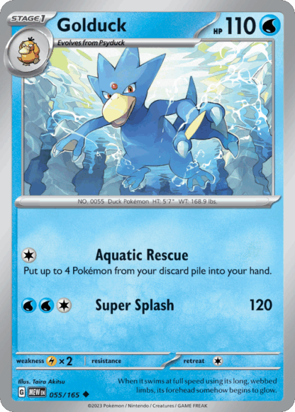 Golduck Reverse - 151