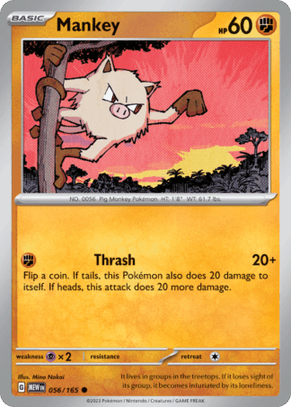 Mankey Reverse - 151