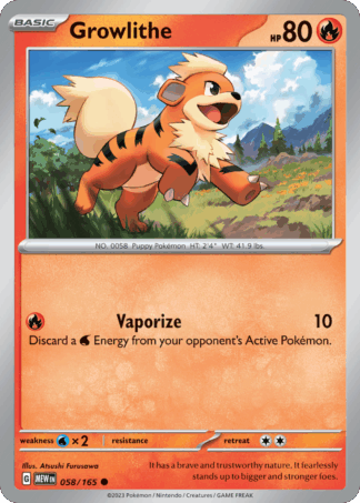 Growlithe Reverse - 151
