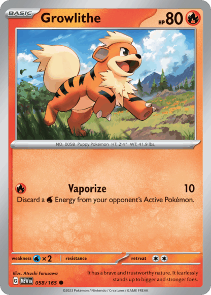 Growlithe Reverse - 151