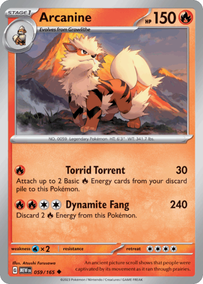 Arcanine Reverse - 151