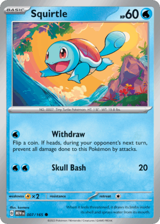 Squirtle Reverse - 151